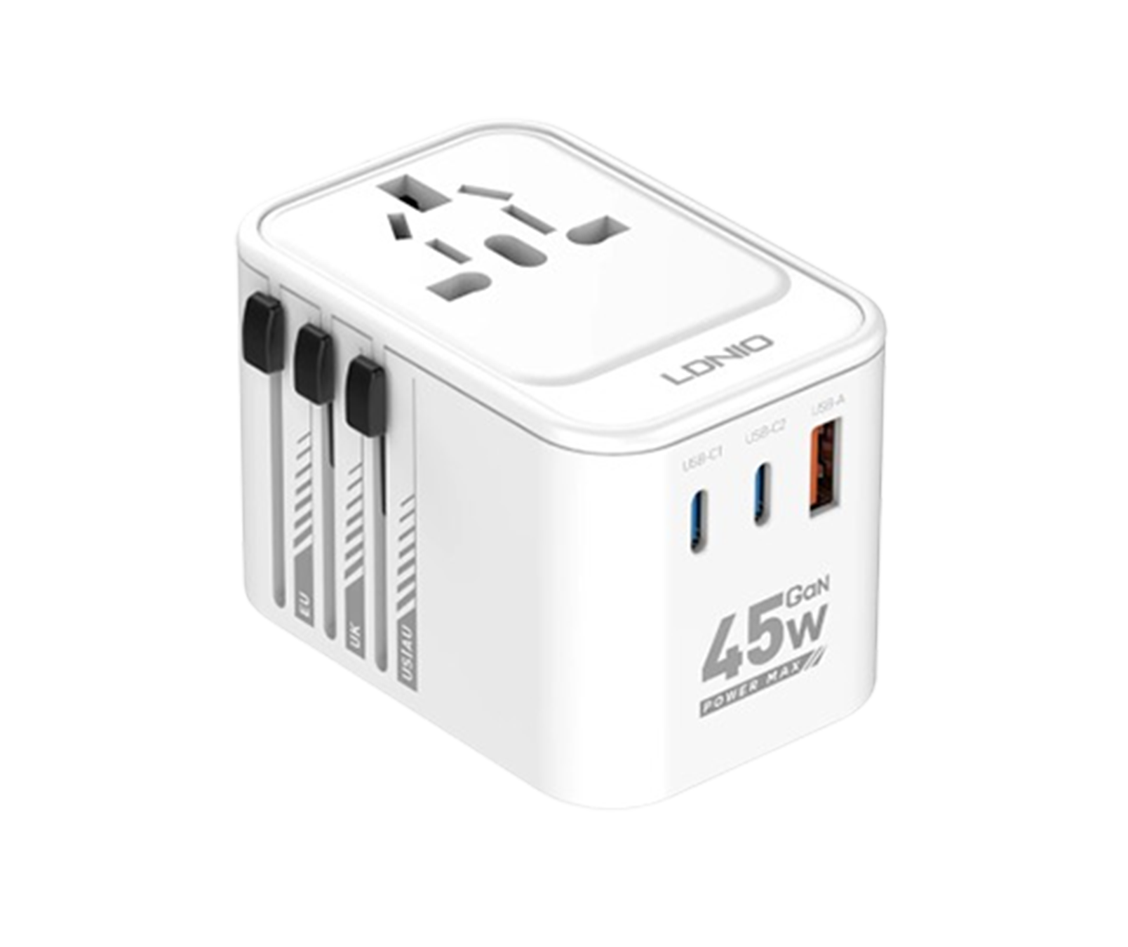 LDNIO Z8 45W GaN Universal Travel Adapter